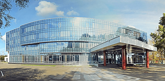 панорамные фасады учебно-тренировочного центра Щербинка