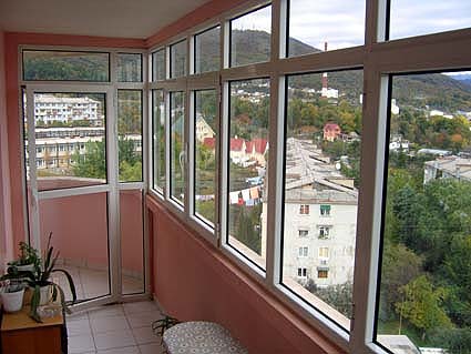 балконное пластиковое окно Щербинка