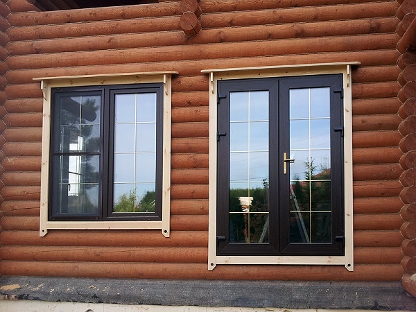 Установка пластиковых окон в деревянном доме Щербинка