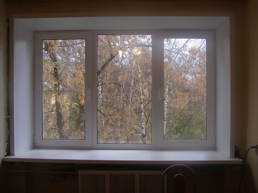Готовые пластиковые окна для дачи и дома Щербинка